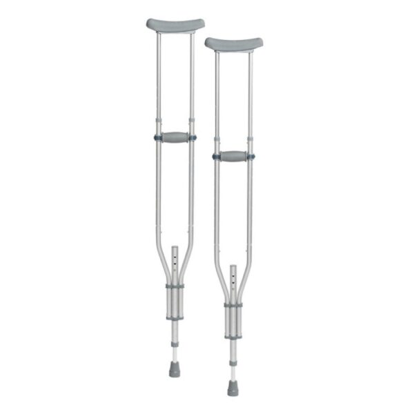 Universal Aluminum Crutches with Accessories