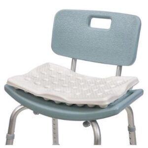 Back Joy Bath Seat Cushion on Blue Bath Seat