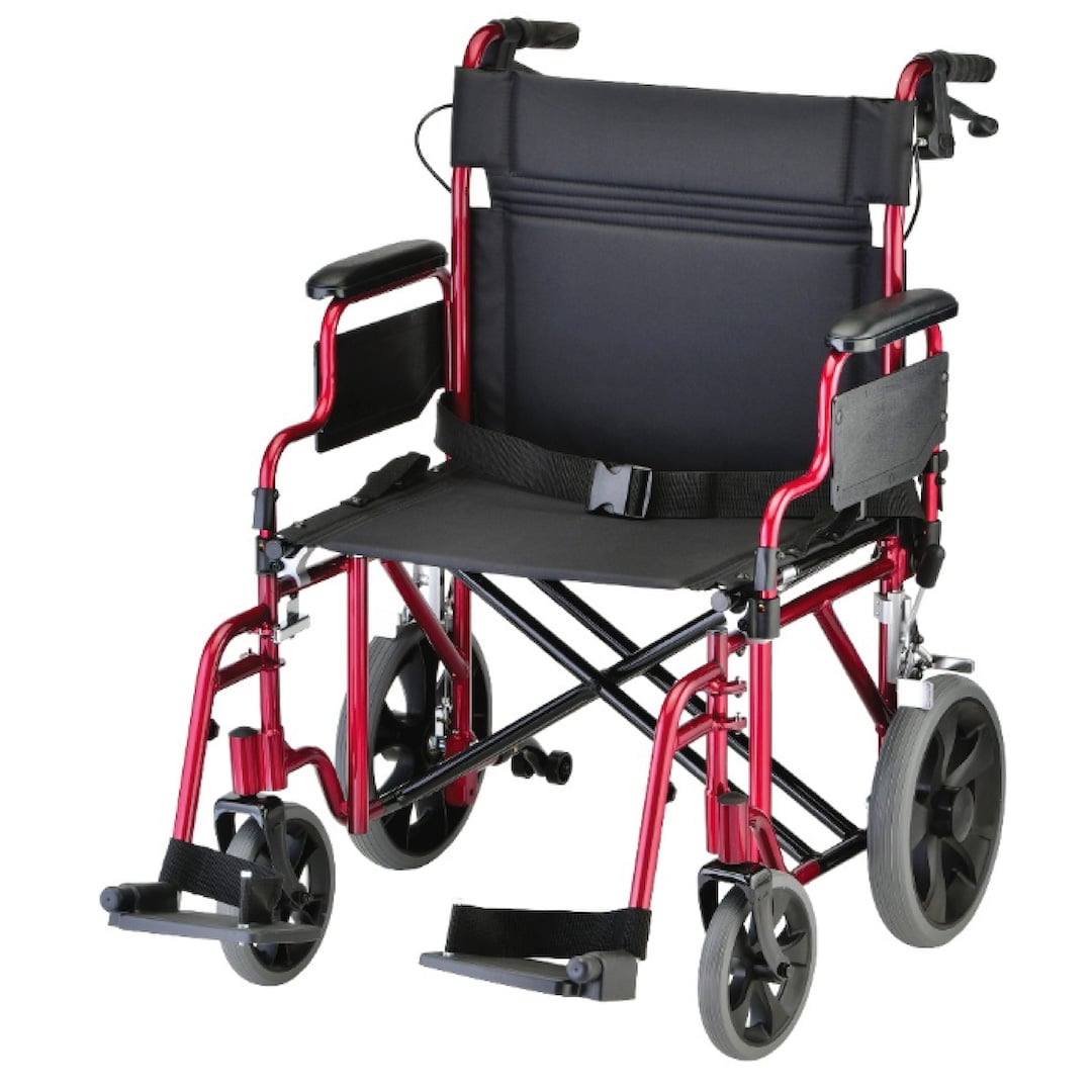 Heavy Duty Transport Chair with 12" Wheels You Can Home Medical