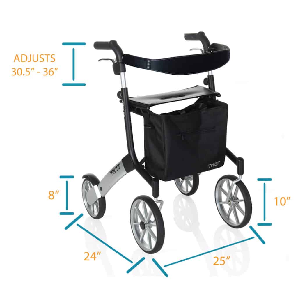 Stander Let's Go Out Rollator You Can Home Medical