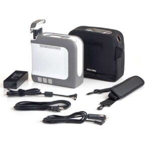 iGo2 Portable Oxygen Concentrator with case and accessories