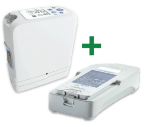 portable oxygen concentrator plus extra battery