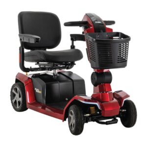 Pride Zero Turn 10 4-Wheel Power Scooter - Candy Apple Red