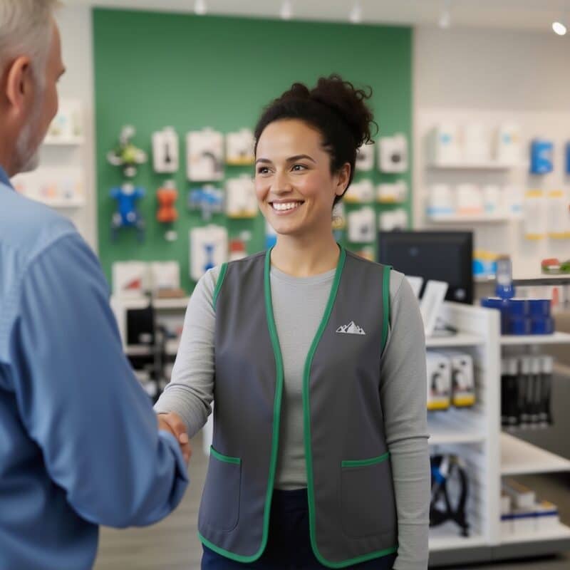 You Can Home Medical representative helping customer