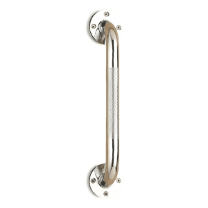 Nova - Wall Grab Bar Chrome with Knurled Handle